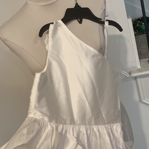 Marchesa Notte little girl floral white flare dress - Picture 4 of 7